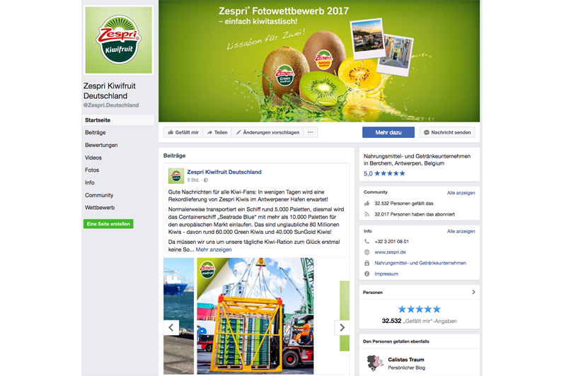 Referenzen/Zespri